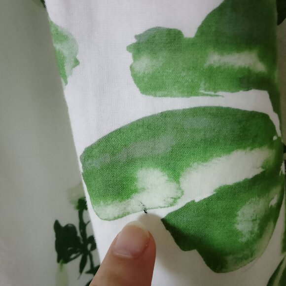 Abercrombie & Fitch Women Blouse Top Shirt Water color Floral size Large - Picture 8 of 9